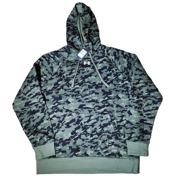 Under Armour Men’s Hoodie – Size Large Green Pullover | NWT - Picture 1 of 8